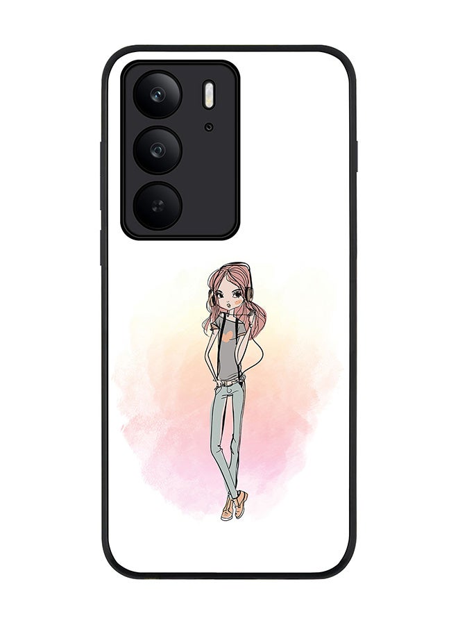 For Realme C75x / C75 4G Case,Slim fit Camera Protection, Shockproof Thin Phone cover  - Girl Next Door